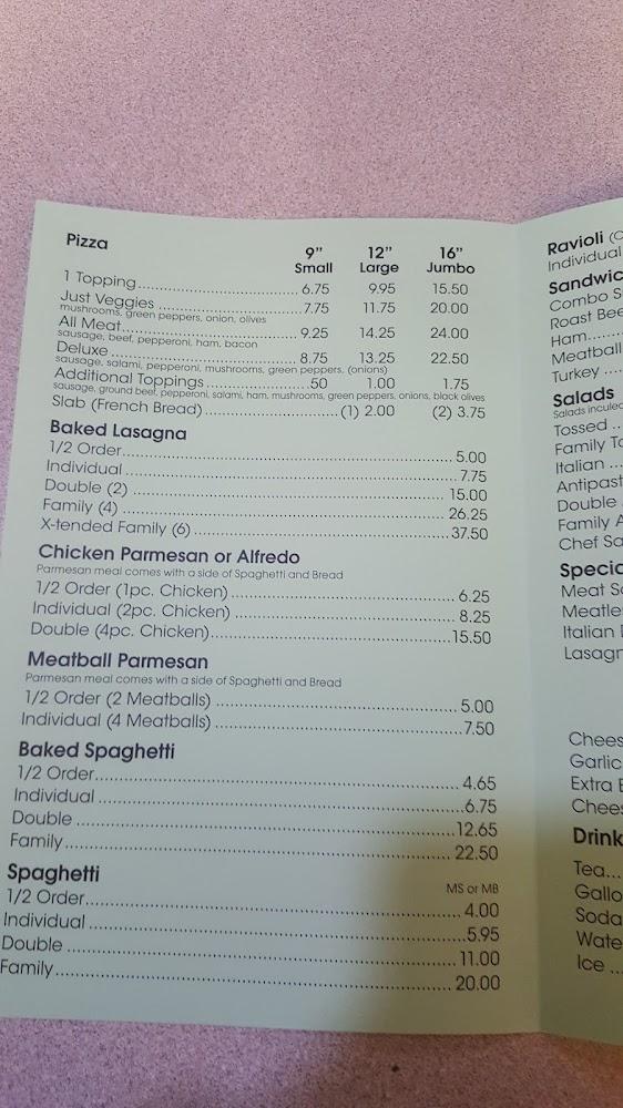 Capri's Pizzeria of Berea Menu image 3